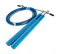 Corda per saltare in lega di alluminio con cuscinetti a sfera, impugnatura antiscivolo in memory foam per saltare velocemente, cavo in acciaio regolabile per palestra, allenamento HIIT, boxe, adulti e