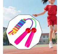 Corda per saltare per bambini da 2,4 m con manico in legno feste di ragazzi