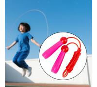 Corda per saltare per bambini da 2,4 m con manico in legno feste di ragazzi