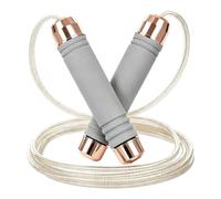Corda per Saltare Professionale Regolabile 3,1m, Jump Rope Crossfit con Cuscinetti a Sfera Fitness
