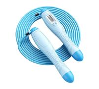 Corda per saltare - Salta le corde | Cavo per esercizi | Allenatore senza fili | Palestra di allenamento per fitness | Fascia di salto regolabile con manici antiscivolo per uomini F