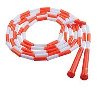 Corda per saltare segmentata in plastica per bambini, lunghezza regolabile, senza grovigli, con perline colorate, perfetta per esercizi per bambini, lezioni di educazione fisica e giochi all'aperto