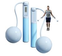 Corda per saltare senza fili con contatore, per allenamento fitness intelligente senza fili | Corda per saltare con contatore, per casa, interni ed esterni, esercizi di fitness per uomini, donne e