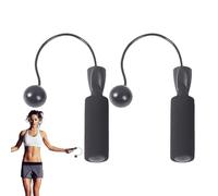 Corda Per Saltare Senza Fili Per Donne - Corda per Saltare Interna Senza Fili Pesata,Palla Rotante A 360 Gradi Attrezzatura Portatile Per Esercizi Casa Palestra Cardio Adulti E Bambini