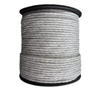 Corda per Staccionata Basic Bianco 500 M 6 Niro Filo di Recinto Pascolo Litze