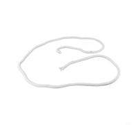 Corda per stufa in fibra di vetro, lunghezza 2 m, per stufe a legna, guarnizione per porta, per bruciatori a legna, caminetti, stufe, caldaie, forno industriale, bianco (S1210mm) (SKU)