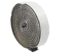 Corda per stufa piatta in fibra di vetro per porta tagliafuoco con 20 mm di larghezza e 2 mm di spessore per forno, fornace, scambiatore di calore e imballaggio congiunto di espansione della caldaia