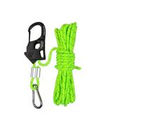 Corda per tenda autobloccante con tendicinghia - Corda antivento regolabile da 4 m/5 m per tenda, teloni, amaca, serraggio a una sola trazione paracord riflettente con chiusura in lega di alluminio