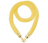 Corda per transenne, Corda di sostegno industriale con anima in cotone, corda sicurezza sospesa for il controllo della folla alle feste sul red carpet(Yellow,Length 1.5M/5Ft/59In)