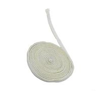 Corda piatta per stufa, resistente al fuoco, in fibra di vetro, 10 mm x 3 mm, per guarnizioni per porte di stufe, forni, caldaie, camini e scambiatori di calore (400 cm)