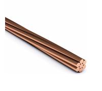 Corda Rame Puro Nudo Messa A Terra - CONFEZIONE: 1 pz., Sezione Conduttore: 25 mmq