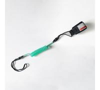 Corda regolabile per bodyboard con caratteristiche di sicurezza, sgancio rapido e design a molla per gli appassionati di surf (verde)