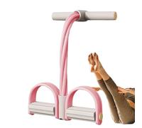 Corda resistente per estrattori per pedali, 4 tubi, per addominali, caviglia, gamba, petto, vita, dimagrante, stretching, per allenare la
