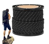 Corda riflettente per - 164 piedi multiuso - Cavo di utilità 4 mm | Ampia fino ad applicazione resistente corda per attrezzature esterne per campeggio, stendibiancheria, configurazione