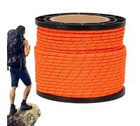 Corda riflettente per - 164 piedi multiuso - Cavo di utilità 4 mm | Ampia fino ad applicazione resistente corda per attrezzature esterne per campeggio, stendibiancheria, configurazione