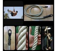 Corda Scalata Vigile Del Fuoco 26mm Cordone Maroma Crossfit Polipropilene