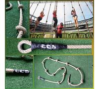 Corda Scalata Vigile Del Fuoco 30mm Cordone Maroma Canapa Crossfit +.