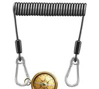 Corda Sicurezza - Non Perdere Mai Più L'attrezzatura | Filo Acciaio Ispessito Anticaduta Molla Gancio Robusti | Pescatori Diportisti Escursionisti Campeggiatori