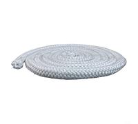 Corda sigillante per camino in fibra di vetro per mantenere in modo efficiente la stufa a legna o a pellet con questa guarnizione (2,5 m x 16 mm)