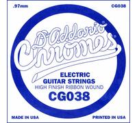 Corda singola D’Addario CG038 per chitarra elettrica, Flat Wound, .038