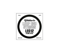 Corda singola D’Addario LE012 in acciaio, senza pallino finale, .012