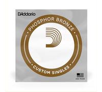Corda singola D’Addario PB024 Phosphor Bronze Wound per chitarra acustica, .024