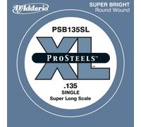 Corda singola D’Addario PSB135SL ProSteels per basso, Super Long Scale, .135