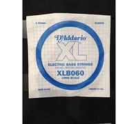 Corda singola D’Addario XLB060 per basso, Nickel Wound, Long Scale, .060