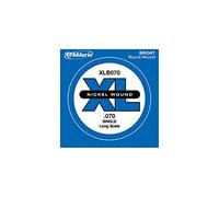 Corda singola D’Addario XLB070 per basso, Nickel Wound, Long Scale, .070
