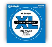 Corda singola D’Addario XLB125 per basso, Nickel Wound, Long Scale, .125
