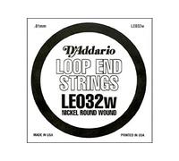 Corda Singola D'Addario Le032W Nickel Wound, senza Pallino Finale, .032