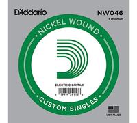 Corda Singola d'Addario Nw046 per Chitarra Elettrica, Nickel Wound, .046