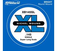 Corda Singola d'Addario Xb145 per Basso, Nickel Wound, Super Long Scale, .145