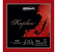 Corda singola DO (Extended MI) D'Addario Kaplan per contrabbasso, scala 3/4, tensione forte