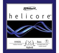 Corda singola SI bemolle D'Addario Helicore Hybrid per contrabbasso, scala 3/4,