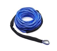 Corda sintetica for verricello, cavo da traino 15 m 5 mm 6 7, .800 libbre .700 9.300 for ATV UTV SUV 4X4 (7 x arancione)(6mmx15m Red)