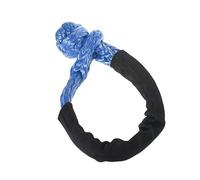 Corda sintetica for verricello con resistenza alla rottura di 45.000 libbre, grillo morbido da 1 2" x 22" for veicoli fuoristrada(Blu)