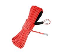 Corda sintetica per argano da 7700 libbre, corda in nylon con guaina per ATV UTV SUV Jeep Camion Barca Sintetico 6 mm x 15 m (1/4" x 50")