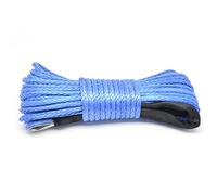 Corda Sintetica per Verricello 6.5 Mm X 15 M, Asudaro Cavo per Verricello Elettrico Da 8300 Libbre Corda Da Traino in Nylon Resistente 12 Fili Corda Sintetica con Gancio per Camion Suv Utv Moto