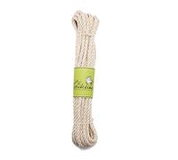Corda Sisal Naturale 6 mm 10 m per Sostituzione e Riparazione Albero per Gatti, Decorazione, DIY