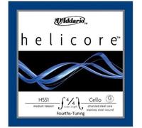 Corda SOL D'Addario Helicore per violoncello, accordatura in quarta, scala 4/4, tensione media