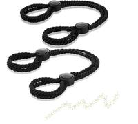 Corda Tessuta A Mano Multifunzionale Nera, Facile da Legare E Regolare, Adatta alle Coppie con Vari Scopi Regalo