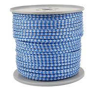 Corda Universale In PP UV Stabilizzata Ø 6mm - 100 Metri Blu/Bianco