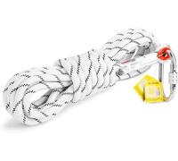 Corda Universale Multifunzionale 12,5 Mm Corda Statica A Caduta Rapida per Esterni, Corda Ausiliaria per Raggruppamento di Carico, Forza di Trazione 4200 kg, White, 80M