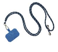 Corda Universale Smartphone Compatibile Cover e Custodie Regolabile 90cm Celeste