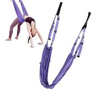 Corda yoga aerea, altalena yoga aerea | Attrezzatura per lo stretching con ancoraggio per porta | Forte flessibilità antigravità per l'allenamento del piegamento all'indietro, allenamento per le