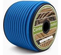 Cordamarket 10mm, Elastico Unisex-Adulto, Blu, 25mts