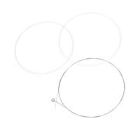 Corde Balalaica in Nylon Bianco, Tre Pezzi, Tensione Moderata | Suono Nitido e Passaggio Fluido, per Insegnamento Musicale e Manutenzione Ordinaria, 3 Pezzi