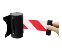 Corde barriera Divisore Linea, Nastro Sicurezza Retrattile Coda Nastro Sicurezza Retrattile Coda con Accessori, Nastro Sicurezza Coda Montato a Parete Banca, aeroporto, Hotel, Azienda
