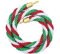 Corde barriera per Coda con Gancio Oro/Argento, Corda per Montante per Il Controllo della Folla, barriera in Corda di Canapa Intrecciata/Intrecciata per divisore della Coda, barriera di Sicurezza per
